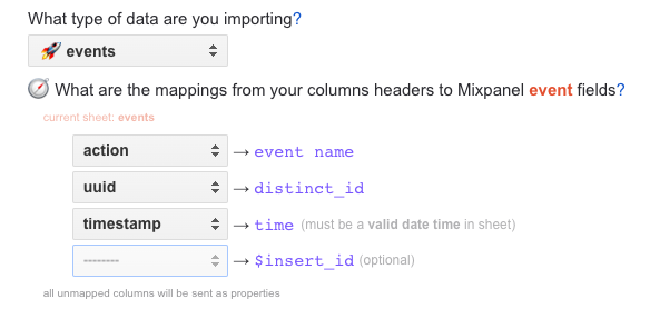 gsheets-mapping